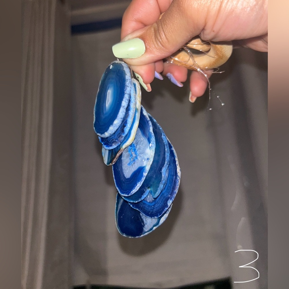 Blue Agate Windchime - Picture 11 of 16